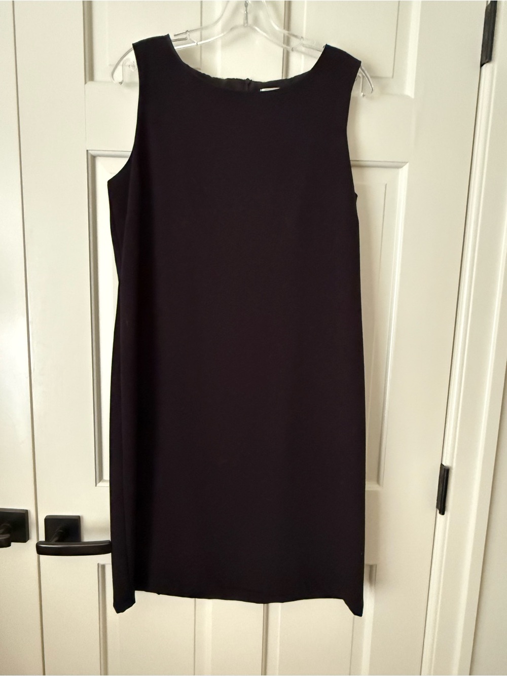 Chico's Black Sleeveless Shift Dress Sz 2